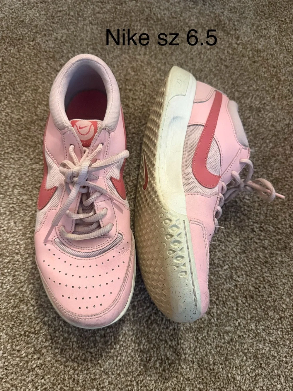 Nike Pink Swoosh Sneakers